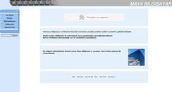 Desktop Screenshot of mayabilgisayar.com